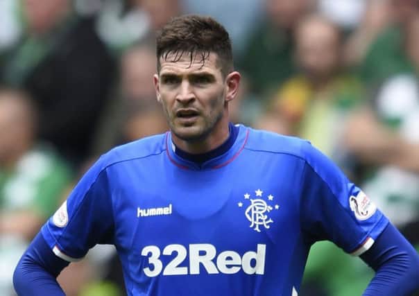 File photo dated 02-09-2018 of  Kyle Lafferty. PRESS ASSOCIATION Photo. Issue date: Tuesday October 9, 2018. Rangers striker Kyle Lafferty has not travelled with Northern Ireland for the Nations League games against Austria and Bosnia and Herzegovina. See PA story SOCCER N Ireland Latest. Photo credit should read Ian Rutherford/PA Wire