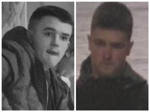 The PSNI wants to speak to these two individuals in connection with a serious assault. (Photos: PSNI)