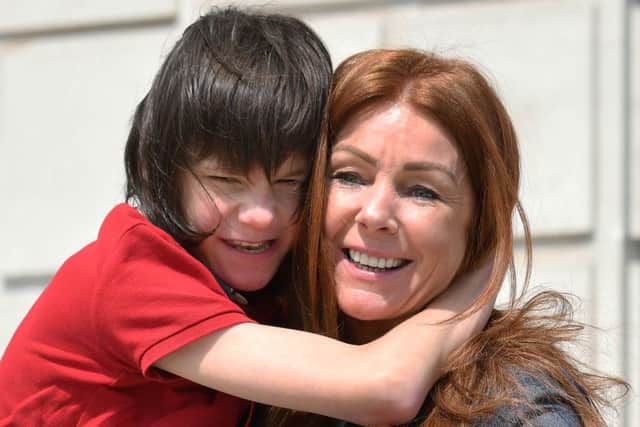 Billy Caldwell and his mum Charlotte