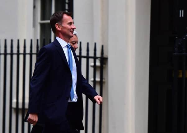 Foreign Secretary Jeremy Hunt arrives in Downing Street, London, for a Cabinet meeting on Thursday October 11, 2018. Photo: Victoria Jones/PA Wire