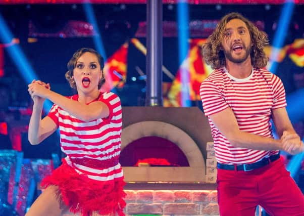Katya Jones and Seann Walsh performing on Strictly Come Dancing on Saturday night