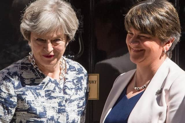 Theresa May could abandon her agreement with Arlene Foster and the DUP if she can get her Brexit deal through parliament
