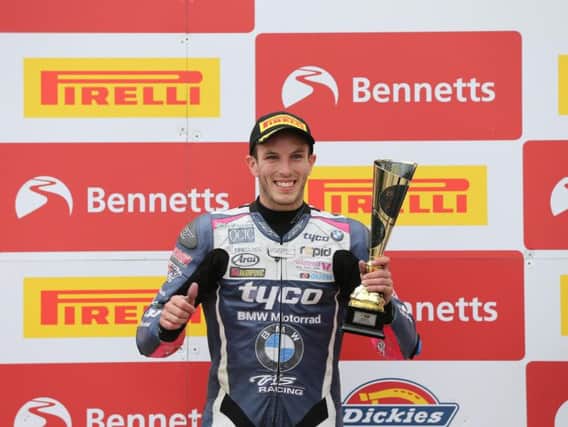 Keith Farmer won the British Superstock 1000 Championship despite crashing out of the final race at Brands Hatch.