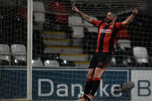 Crusaders striker Rory Patterson