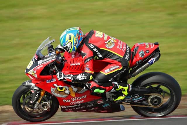 Andrew Irwin made his mark this season in the Bennetts British Superbike Championship on the PBM Be Wiser Ducati.
