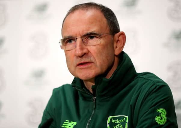 Republic of Ireland manager Martin O'Neill.