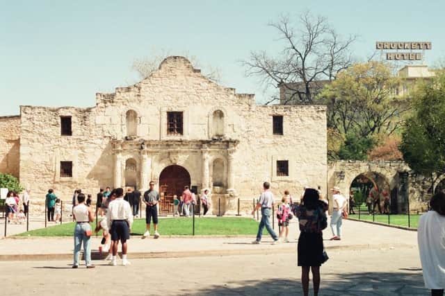The Alamo. Old Spanish Mission in Downtown San Antonio