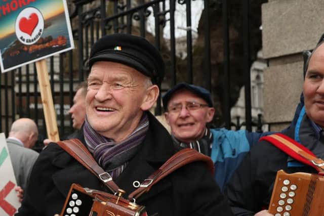Patsy Dan Rodgers, who has died at the age of 74 after a lifetime spent on the Toraigh island