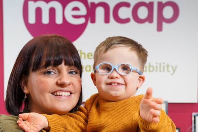 Lisa and Aaron at the Mencap Centre in Newtownbreda. Photo by Aaron McCracken