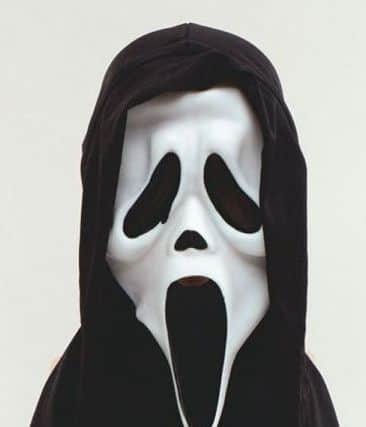 Halloween mask is based on Munch's Scream
