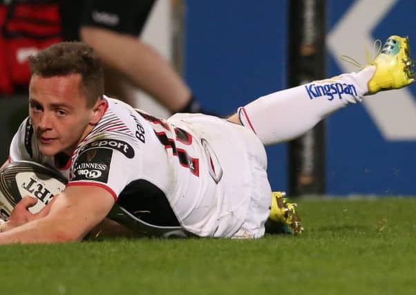 Ulster's Michael Lowry scores