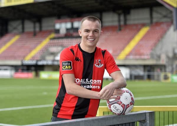 Ex-Derry City player Rory Hale pictured at Seaview after signing a 2.5 year deal with the Shore road club which will start in January