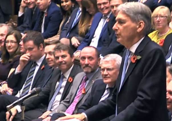 Chancellor of the Exchequer Philip Hammond delivers his Budget to the House of Commons