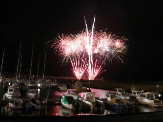 A safely organised fireworks display