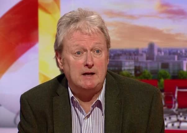 Charlie Lawson speaking on BBC Breakfast on Tuesday morning
