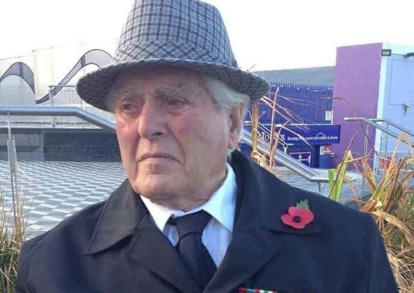 WW2 veteran Fred Reynor pictured on Remembrance Day in 2012. Pic by John Kelly