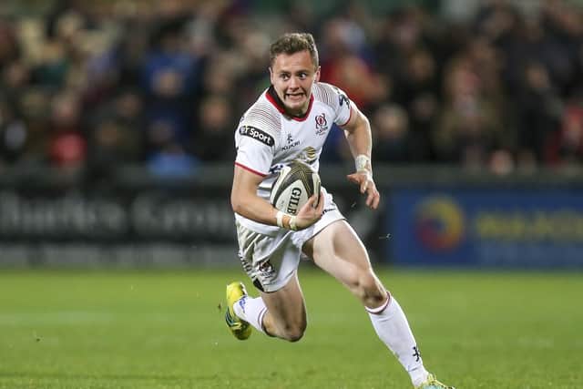 Michael Lowry in action during the Guinness PRO14 Round 7 clash between Ulster Rugby and the Dragons at Kingspan Stadium, Ravenhill Park, Belfast, Northern Ireland