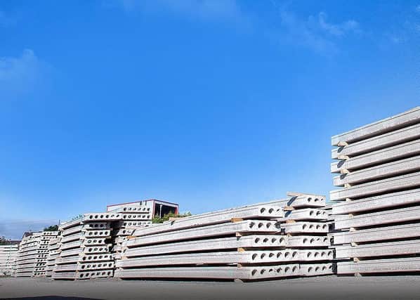 The firm produces precast concrete products for the construction indudstry