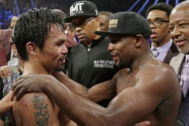 Manny Pacquiao and Floyd Mayweather Jr