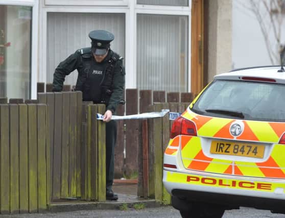 Police in attendance at the house in Sunnyside Street in South Belfast. 
Pic: Colm Lenaghan/Pacemaker