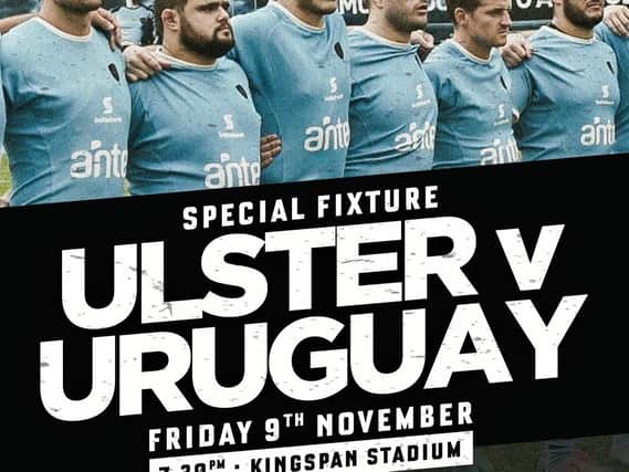 Ulster face Uruguay in Belfast