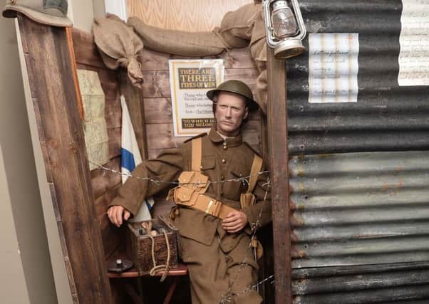 A mannequin made in the image of a young Clint Eastwood also features as a WWI soldier at the Orange Museum