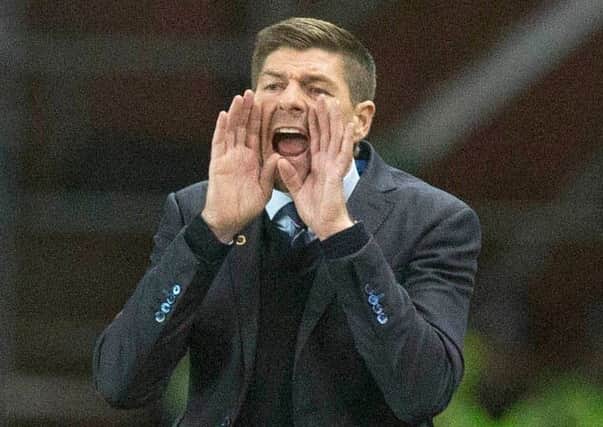 Rangers boss Steven Gerrard. Pic by PA Sport.