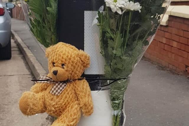 A teddy left at scene