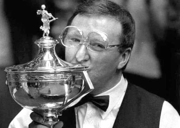 Dennis Taylor winning the World Championship in 1985