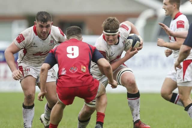Joe Dunleavy (right) and Adam McBurney who starred for Ulster against Uruguay at Kingspan Stadium