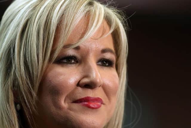 Michelle O'Neill warned that any border infrastructure could be targeted
