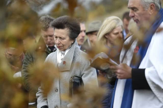 Princess Anne at the Woodland Trusts Brackfield Wood, just outside Londonderry