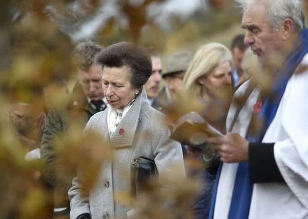 Princess Anne at the Woodland Trusts Brackfield Wood, just outside Londonderry