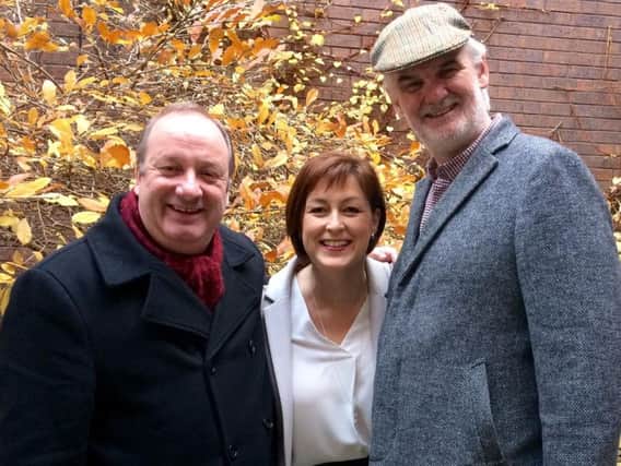 Donna Traynor caught up with Damon Quinn (Cal) and Tim McGarry (Da) to find out how you can apply for tickets to the Give My Head Peace Christmas Special being recorded in BBC Blackstaff studios, Belfast on Monday 10 December
