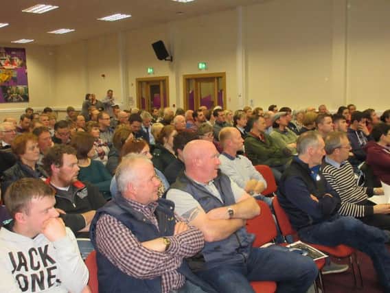 A section of the large audience listening intently at the first 'Making Tax Digital' seminar held at Loughry Campus, Cookstown.
