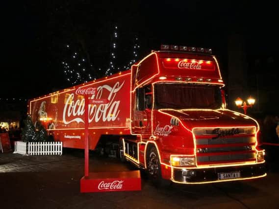 The Coca-cola truck is coming to Northern Ireland in December