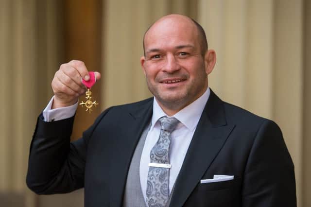 Rugby player Rory Best with his OBE medal, which was presented at an investiture ceremony at Buckingham Palace, London. Picture: Dominic Lipinski/PA Wire
