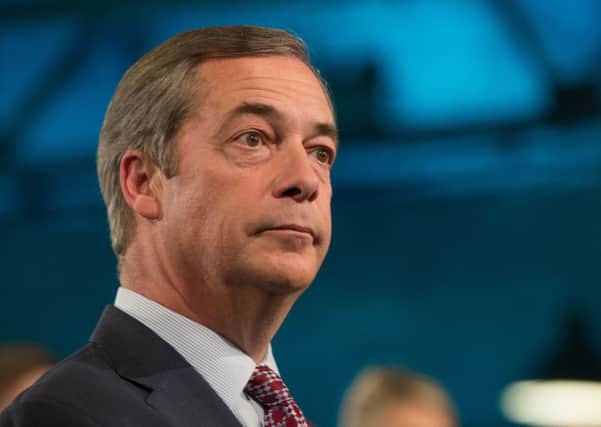 Nigel Farage, who has called for Ukip leader Gerard Batten to be ousted for appointing Tommy Robinson as an adviser. Photo: Aaron Chown/PA Wire