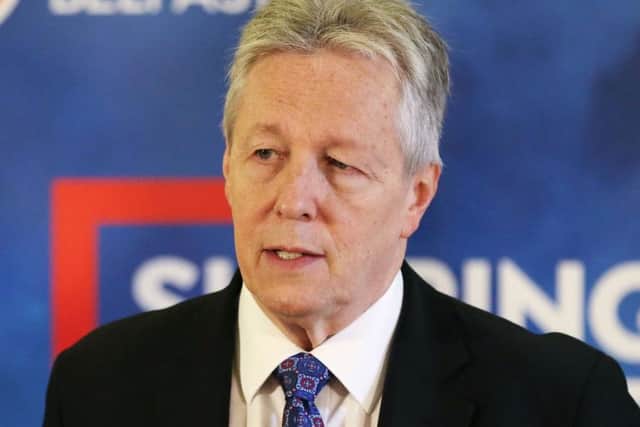Peter Robinson said he 'couldn't care less about the Irish language' and that an Irish language act was a 'small issue'