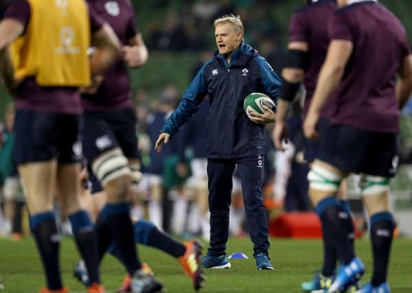 Ireland 
Head Coach Joe Schmidt during warm-up for the game against USA