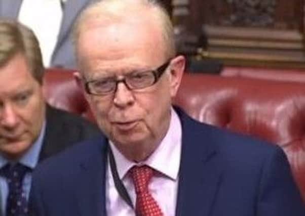 Lord Empey said Peter Robinson was backing, to one degree or another, Sinn Fein demands