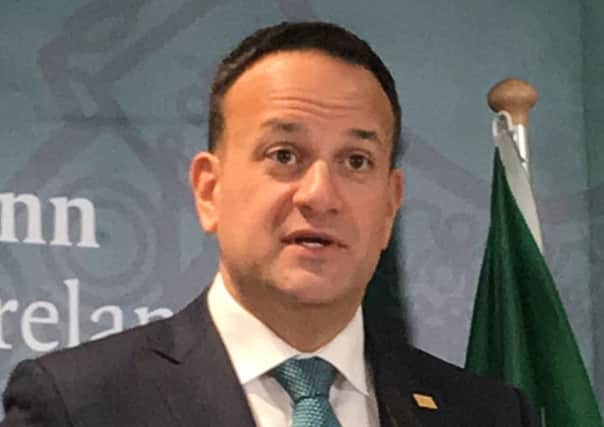 Taoiseach Leo Varadkar said Sinn Fein should take up its Westminster seats before the Brexit vote