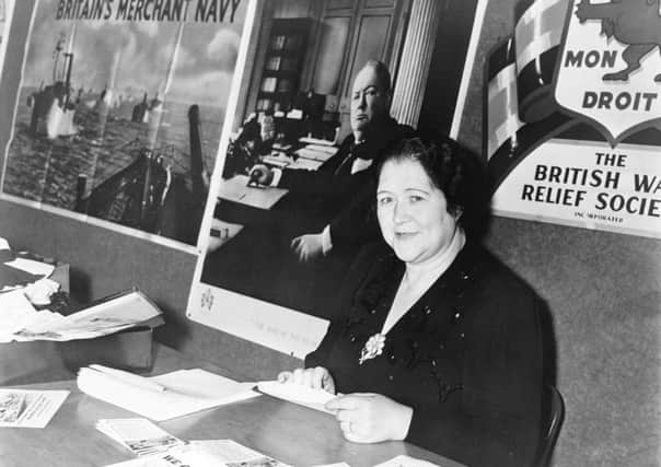 Cissie Hitler worked in British War Relief Society office in New York