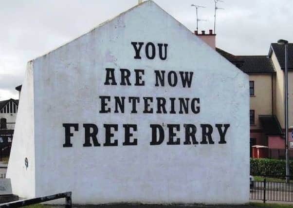 6 - "Free Derry Corner" - this iconic Derry landmark is one of the city's top tourist attractions.