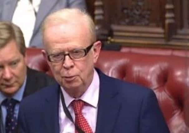 Sir Reg Empey speaking in the House of Lords