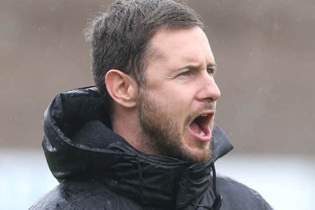 Warrenpoint Town boss Stephen McDonnell. Pic by Pacemaker.