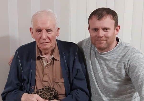 Neil McGullion said his father Eamon has been left homeless for Christmas