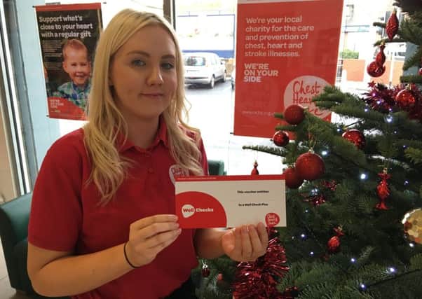 Amy Coey, NICHS health promotion officer, says a Well Check Plus voucher would make a great Christmas gift.