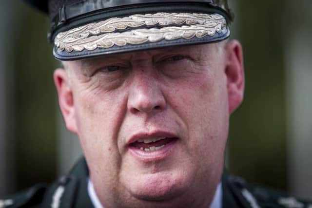 Chief Constable of the Police Service of Northern Ireland George Hamilton. Photo credit: PA Wire