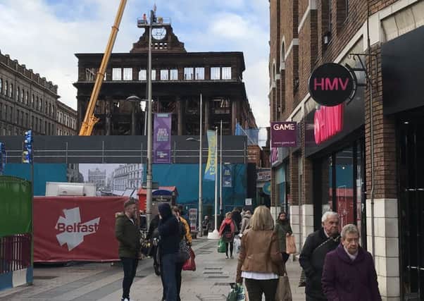 The walkway around the Primark site has opened up the city to shoppers again